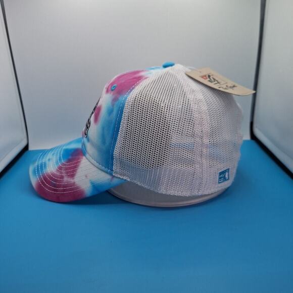 Baltimore Ravens Tie Dye Trucker Snapback Patch Hat Cap NFL The Game Cotton - Picture 3 of 8